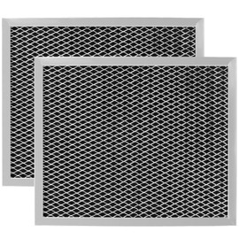 97007696 Replacement Filter For B-Roan - Range Hood Filter 10.5 X 8.75 For Kitchen - Filter For Stove Vent Fan With Aluminum Mesh Charcoal Combo - Oven Vent Filter Replaces 6105c, 97007697-2 Pack