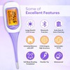 Easy@Home Basal Body Thermometer for Ovulation, 1/100th Degree High Precision,