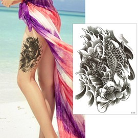 SG008 Buddha Bodhisattva Hannya Reaper Koi Tattoo Stickers Set -