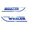 boston whaler Blue- Boston Whaler ORIGINAL vinyl decal 28” OEM