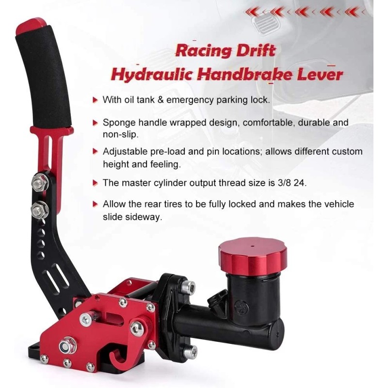 Tucool racing Hydraulic Drift Handbrake Gear Lever W/ Oil Tank
