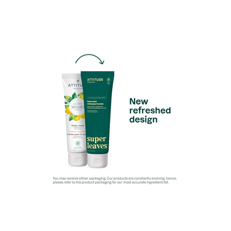BIO SPECTRA ATTITUDE - Natural Regenerating Body Cream: EWG VERIFIED,