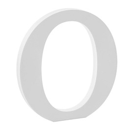 Libetui Wooden Letter A-Z, Wooden Letter for Home, Living Room Children's Room Decoration, for Birthday, Party, Wedding, Café White Colour, Size 20 cm