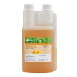 alanui Reiskeimöl für Hunde, raffiniert, 500 ml Dosierflasche