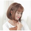 Frcolor Bangs Wig with Braid Wig, Airy Bang, Air Feeling,