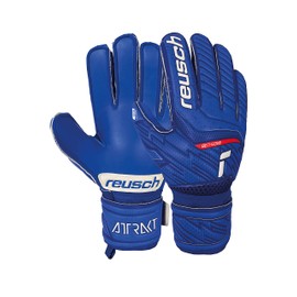 Reusch Attrakt Silver Junior Gloves, Deep Blue/Blue, 8 EU