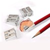 Pack of 4 Pencil Sharpeners - 4 x Traditional Double