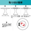 TOPINCN Swivel Plate Aluminum Alloy Swivel Table Bearing Turntable Round