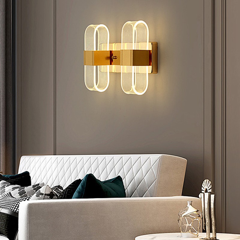 Wall Lamp Luxury Romantic Acrylic Modern Wall Sconces for Hotel