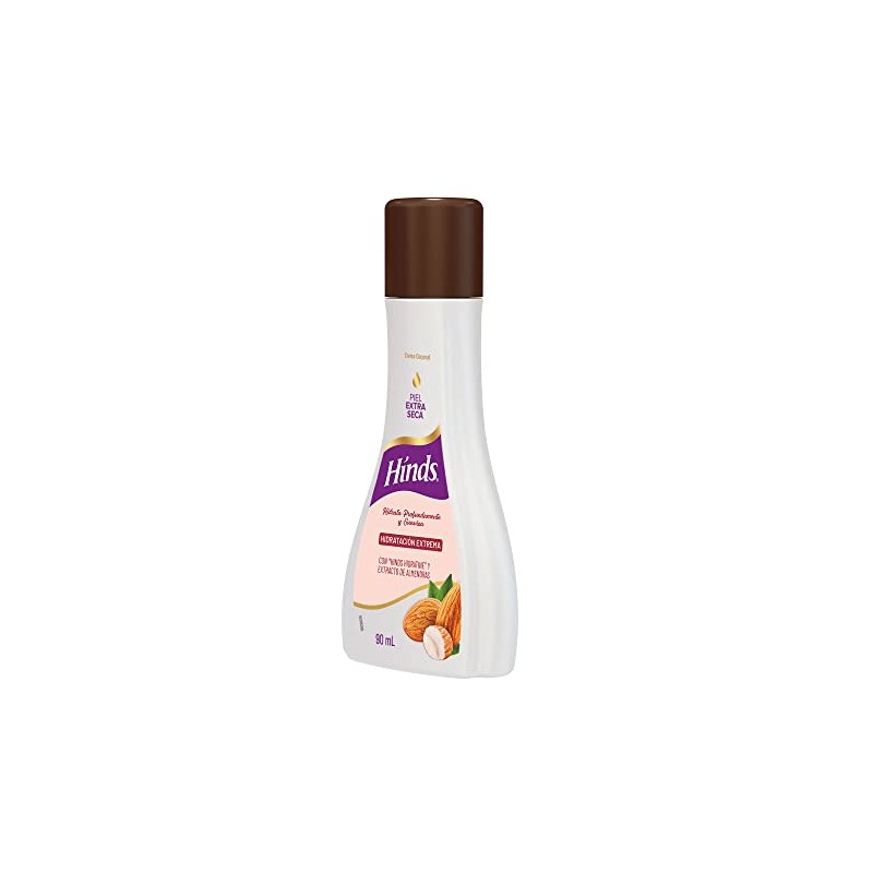 HINDS Crema Corporal Hidratacin Extrema Almendras, 90 ml Enriquecida con