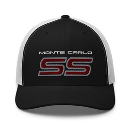 Chevy Monte Carlo SS Classic Car Hat Black/White