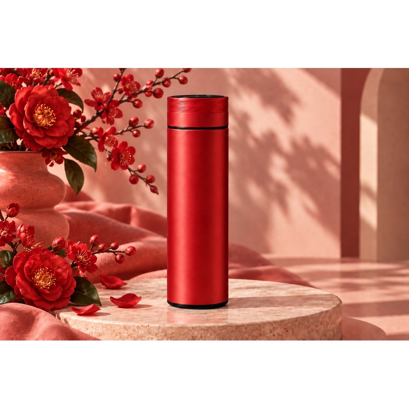 500ml Temperature Display Thermos Cup for Drinks – Stainless Steel