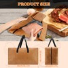 Gugxiom Barbecue Meat Resting Blanket, Paper Picnic bbq Bag, Handheld