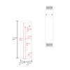 Tuhome Bali 28-Inch Toilet Paper Holder Shelf Organizer with Multiple