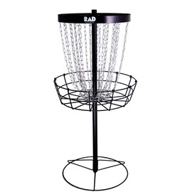 RAD Birdie Lite 24-Chain Disc Golf Basket - Black