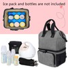 (Breast Pump Backpack, Gray) - Luxja Breast Pump Bag with