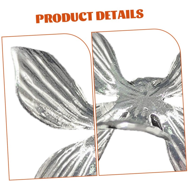 ABOOFAN Sets Sturdy Crystal Ball Display Base Metal Holder Triangle