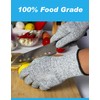Cut Resistant Gloves for Kitchen-Meat Cutting,Mandolin slicing,Food Grade,High performance level
