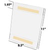 Ludery Acrylic Sign Holder 8.5 x 11, Wall Mount Sign