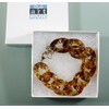 Style ARThouse Curb Appeal, Tortoise Shell Pattern Lucite Bracelet, Size