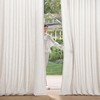 MIULEE Non-See-Through Privacy Linen Curtains 2 Panels, Light Filtering Window