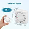 Kitchen Timer, 1 Hour/60 Minutes Count Down Alarm Reminder Square