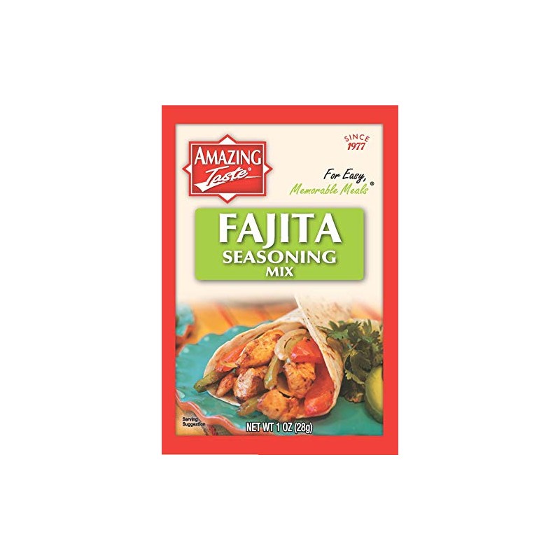 Amazing Taste Fajita Seasoning Bundle (10 Packets- 1 oz ea.)