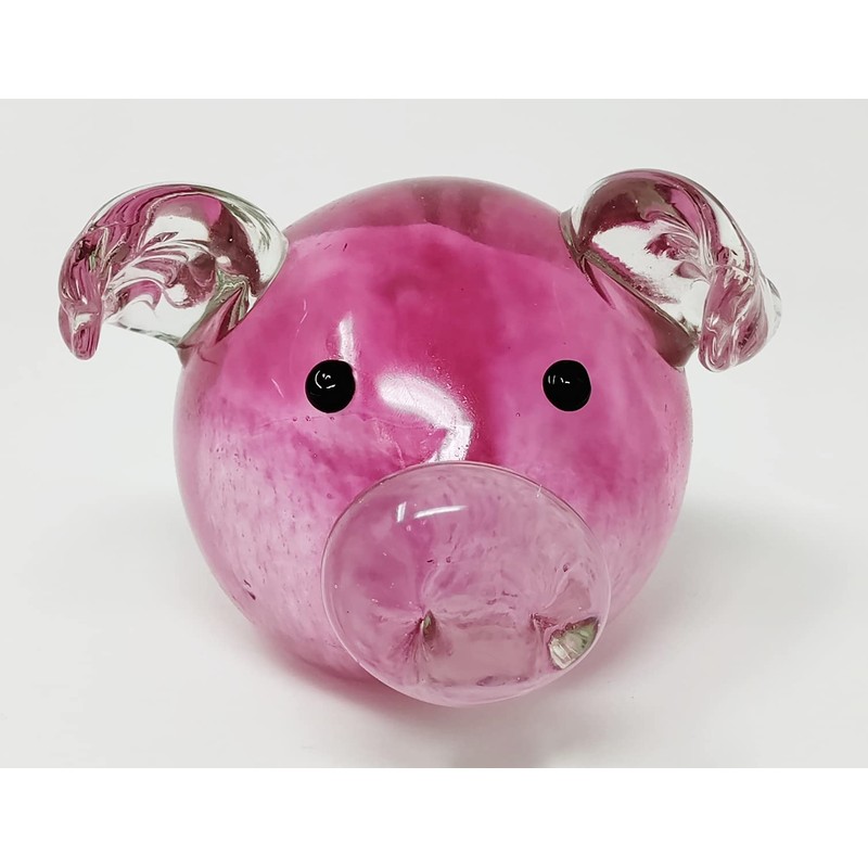JRose Collections Coloured Pig Glass Ornament Home Decoration JR1499