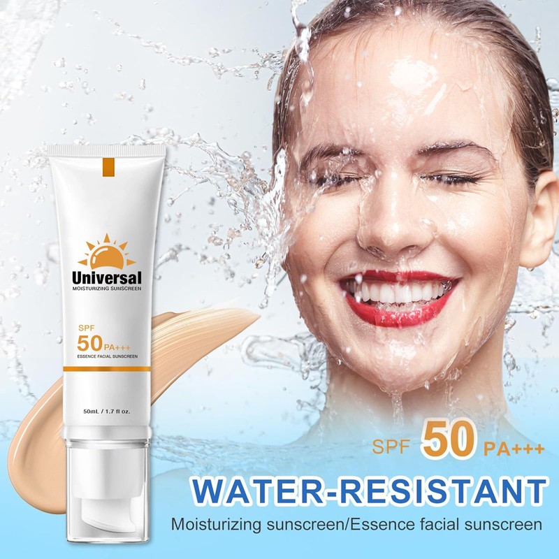 YFKEJI Tinted Sunscreen For Face,Against UVA and UVB Rays, No