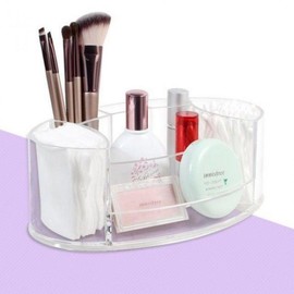 Transparent Acrylic Palace Organizer for Cotton Pads and Cotton Swabs Organizer