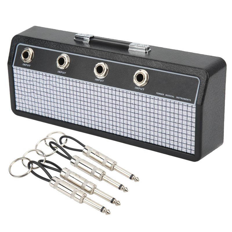 Guitar Plug Storage Box Wall Mounting Guitar Amplifier Key Holder