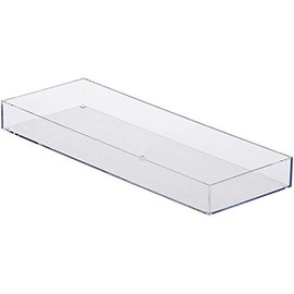 Pen Tray 10.6 x 3.9 x 1.1 inches (26.9 x 10 x 2.9 cm) Clear Simple Case
