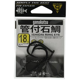 Gamakatsu Stone bream with pipe Black No. 18 12356