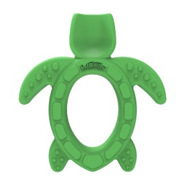 Dr. Brown's Silicone Starter Spoon and Teether for Babies and Infants, Turtles, 1 Pack, 4m+