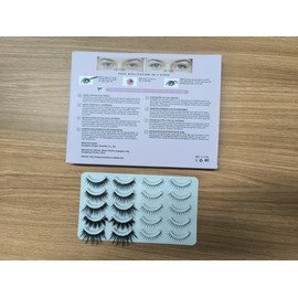 KRADAA MagneLash Pro Kit – 10-Pair Natural Magnetic Lashes with Waterproof Magnetic Eyeliner & Mirror Case