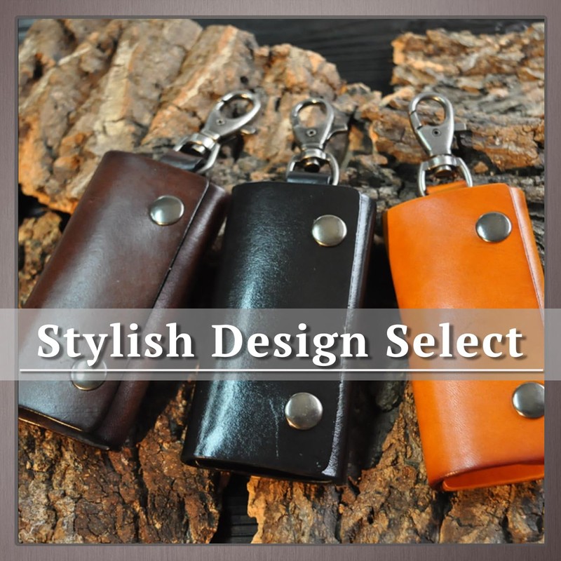 [ワン リミテーション] キーケース キーリング チャーム レトロ 鍵 レザー おしゃれ メンズ