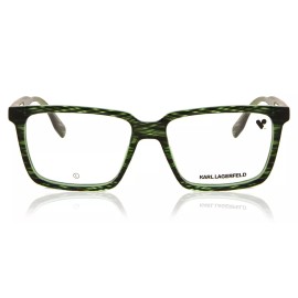 Karl Lagerfeld New Karl Lagerfeld KL-6113 330 Striped Green Eyeglasses 55/16/145