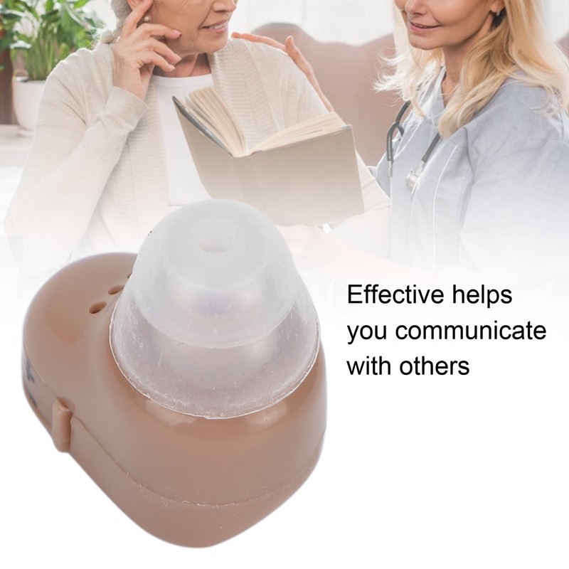 Mini Sound Amplifier Noise Reduction Soft Silicone Wireless Elderly Ear