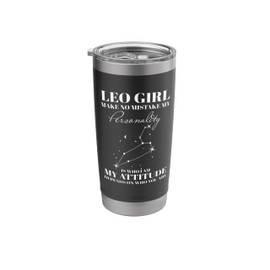 Leo Girl Funny Birthday Gifts For Leo Zodiac Women Stainless Steel Insulated Tumbler