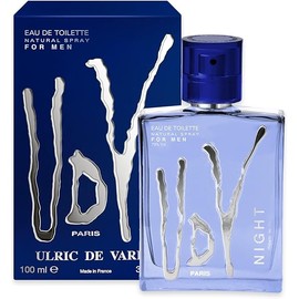 Ulric De Varens NIGHT - Eau De Toilette for Men - Captivating, Enchanting, and Luxurious- Easy to Love, Manly, and Notes of Bergamot, Mandarin, Pineapple, and Cedar- Bold and Fearless Men - 3.4 Fl Oz