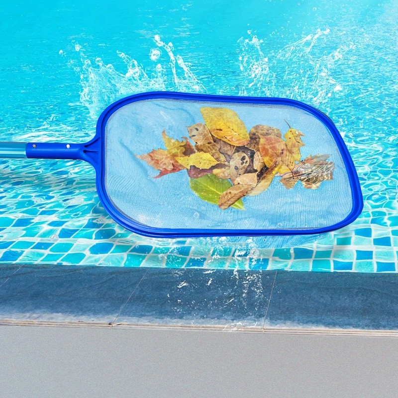 Pool Skimmer Net 7.58 Foot Leaf Skimmer Net with 5