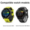 Sahouden Compatible for Forerunner 265 Band, Stretch Elastics Nylon Adjustable