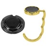 kwmobile Table Handbag Holder Hooks – 2 x Foldable Non-Slip