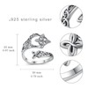 Peireara Witches Knot Ring Celtic Nudo de Bruja Plata 925