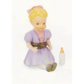 Baby Doll PHB Porcelain Hinged Box by Midwest of Cannon Falls  about 2 1/4  tall