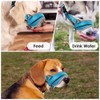 Nasjac Soft Nylon Muzzle for Dogs - Adjustable Dog Mouth