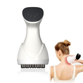 Horuili® Elektrische Meridianbürste, Multi-Funktions-Körper-Massagegerät, Schulter-Nacken-Körper-Massage Gua Sha, Vibration, Wärme und Muskelentspannung, Tragbares Körper-Meridian-Massagegerät