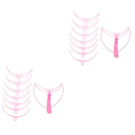 FRCOLOR 6sets Portable Wear-resistant Eyebrow Stencils of Handheld Eyebrow Tools Replaceable Templates for Shapes for Makeup Experts and Beginners