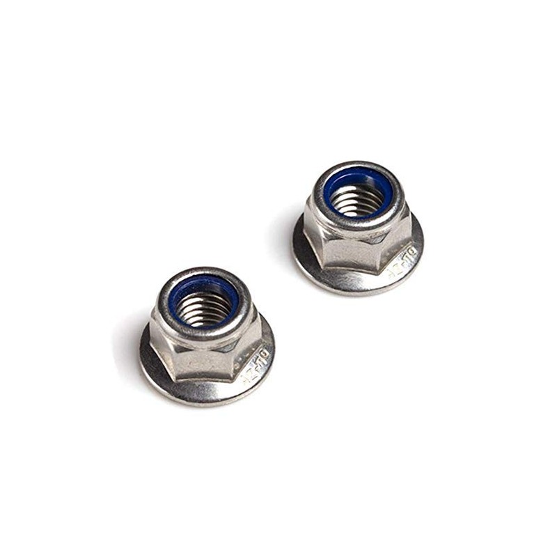 Stop Nuts / Locking Nuts M8 (Pack of 10) Hex