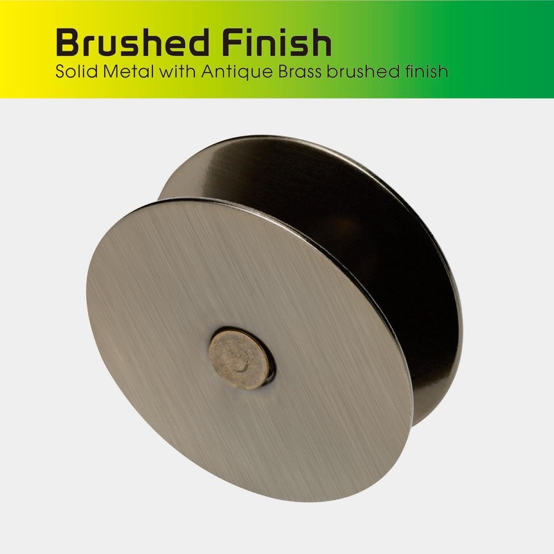 Door Knob Cover Plate, 2-5/8" Deadbolt Door Hole Cover, Solid